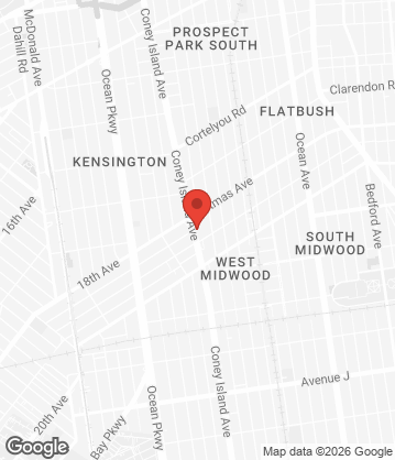 Map of Art of Prime - 943 Coney Island Ave, Brooklyn, NY, 11230, US